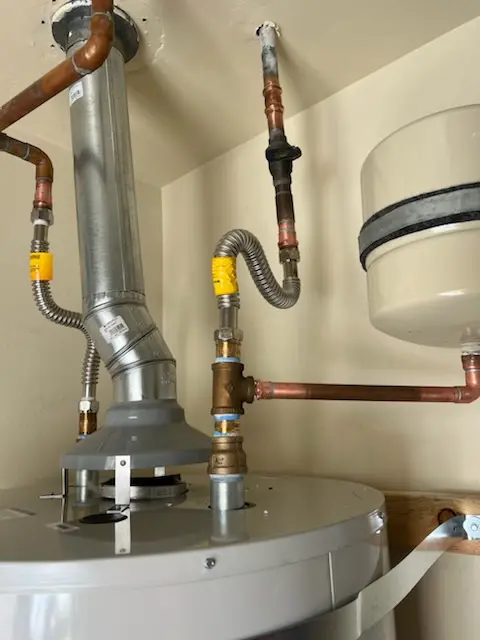 Water heater installation and plumbing repair in LaBelle